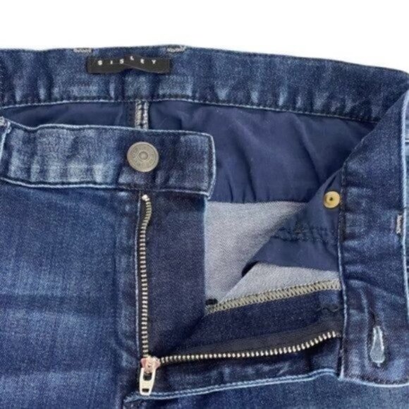 Sisley helsinki super skinny fit jeans Size W30 L31-hemmed Distressed - Picture 11 of 15